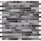 Msi Akaya Nero Interlocking 12 In. X 11.75 In. X 8 Mm Glass Mesh-Mounted Mosaic Tile, 10PK ZOR-MD-0190 - alternate 5